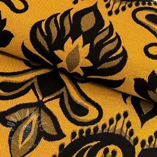 Dekorationstyg jacquard Baccara gold