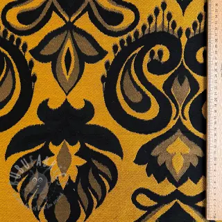 Dekorationstyg jacquard Baccara gold