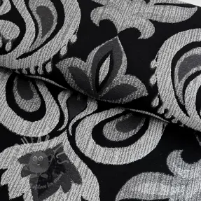 Dekorationstyg jacquard Baccara argent