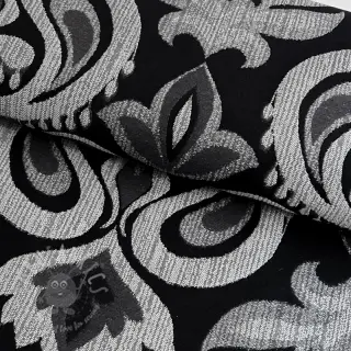 Dekorationstyg jacquard Baccara argent