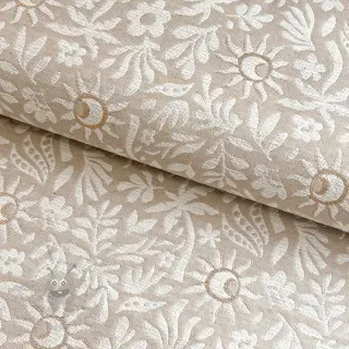 Dekorationstyg jacquard Sunlight lin