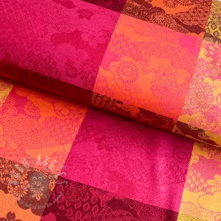 Dekorationstyg FRENCH TABLE CLOTH JACQUARD Niwa allover harissa