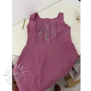 Bomullspoplin mauve