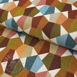 Dekorationstyg jacquard Mustang multi