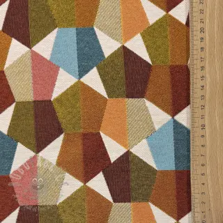 Dekorationstyg jacquard Mustang multi