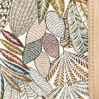 Dekorationstyg jacquard Egypte blanc