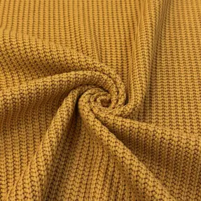 Svetrovina BIG KNIT mustard