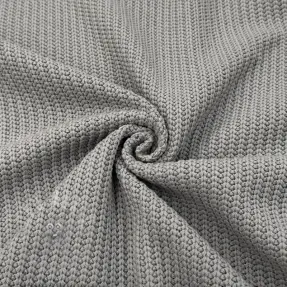 Tröjtrikå BIG KNIT light grey