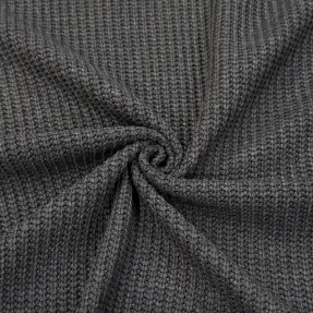 Svetrovina BIG KNIT dark grey