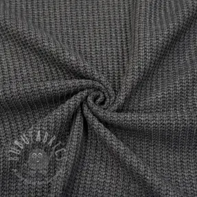 Tröjtrikå BIG KNIT dark grey