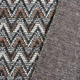 Pletenina jacquard Comfilia Zigzag wavy brown