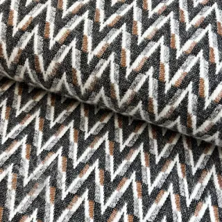 Stickat tyg jacquard Comfilia Arrows grey