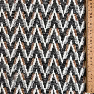 Stickat tyg jacquard Comfilia Arrows grey