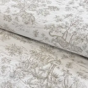 Dekorationstyg jacquard MACASSAR alover lin
