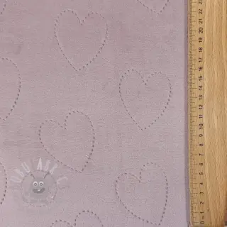 Babyplysch TEDDY Hearts old pink