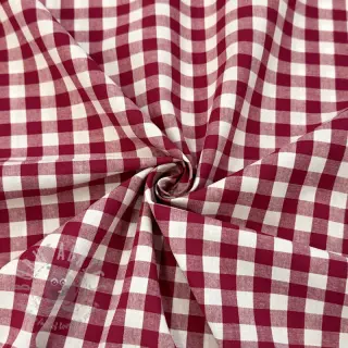 Bomullstyg Check berry