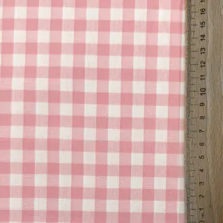 Bavlnená látka Check rosa