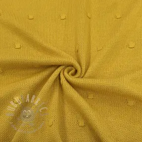 Tröjtrikå BIG KNIT DOT ochre