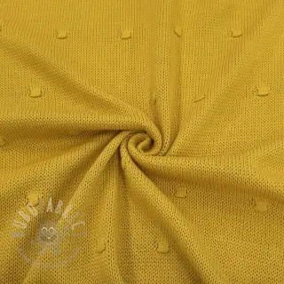 Tröjtrikå BIG KNIT DOT ochre