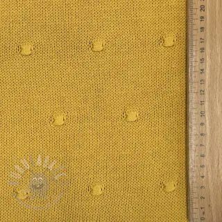 Tröjtrikå BIG KNIT DOT ochre