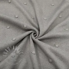 Tröjtrikå BIG KNIT DOT grey