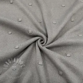 Tröjtrikå BIG KNIT DOT grey