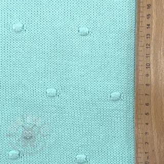 Tröjtrikå BIG KNIT DOT mint