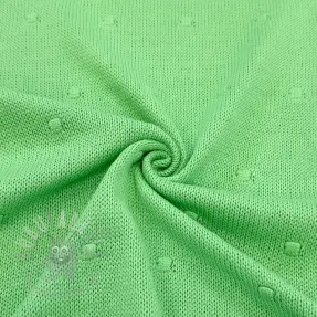 Tröjtrikå BIG KNIT DOT grass green