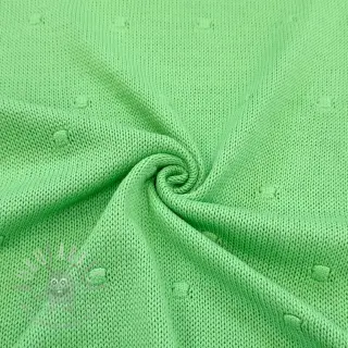 Tröjtrikå BIG KNIT DOT grass green