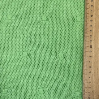 Svetrovina BIG KNIT DOT grass green