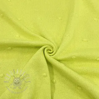 Tröjtrikå BIG KNIT DOT bright green