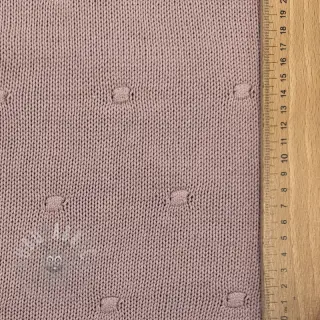 Tröjtrikå BIG KNIT DOT old pink
