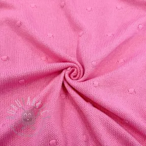 Tröjtrikå BIG KNIT DOT pink