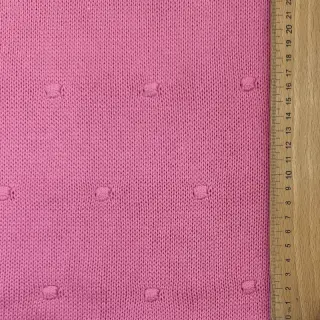 Svetrovina BIG KNIT DOT pink