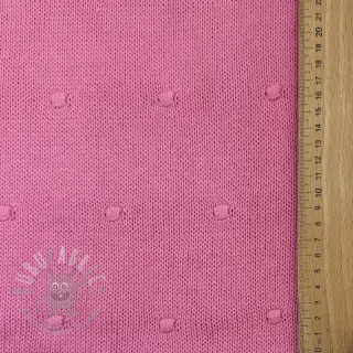 Tröjtrikå BIG KNIT DOT pink