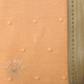 Tröjtrikå BIG KNIT DOT peach