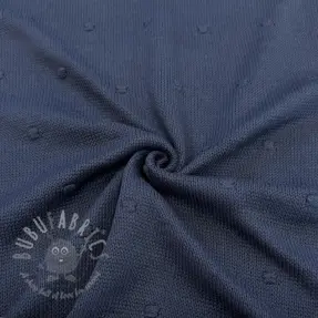 Tröjtrikå BIG KNIT DOT navy