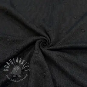 Tröjtrikå BIG KNIT DOT black
