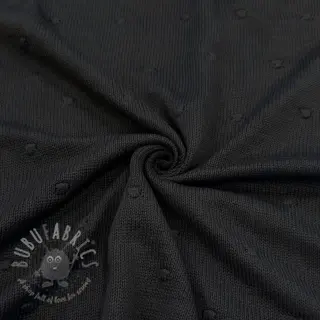 Tröjtrikå BIG KNIT DOT black