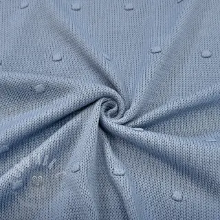 Tröjtrikå BIG KNIT DOT blue