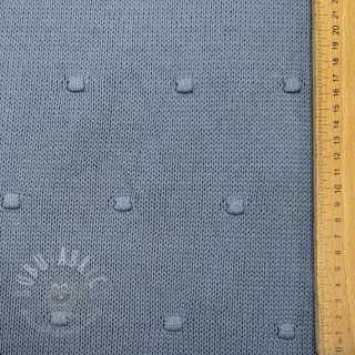 Tröjtrikå BIG KNIT DOT blue