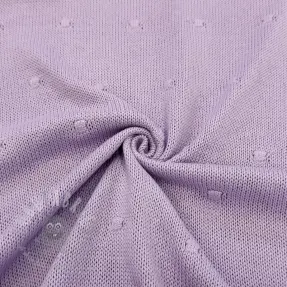 Tröjtrikå BIG KNIT DOT violet