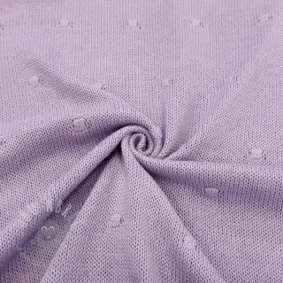 Tröjtrikå BIG KNIT DOT violet