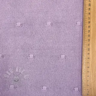 Tröjtrikå BIG KNIT DOT violet