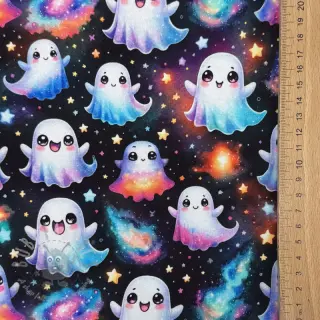 Sweatshirttyg Spooky design D digital print