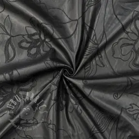 Konstläder för kläder Flowers design B