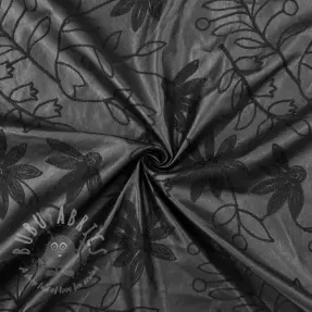 Konstläder för kläder Flowers design C