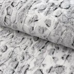Konstpäls Animal skin black