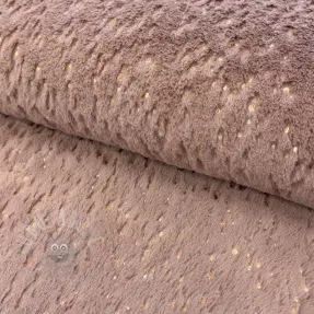 Konstpäls FOIL dark rose
