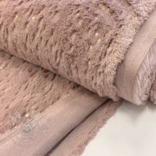 Konstpäls FOIL dark rose
